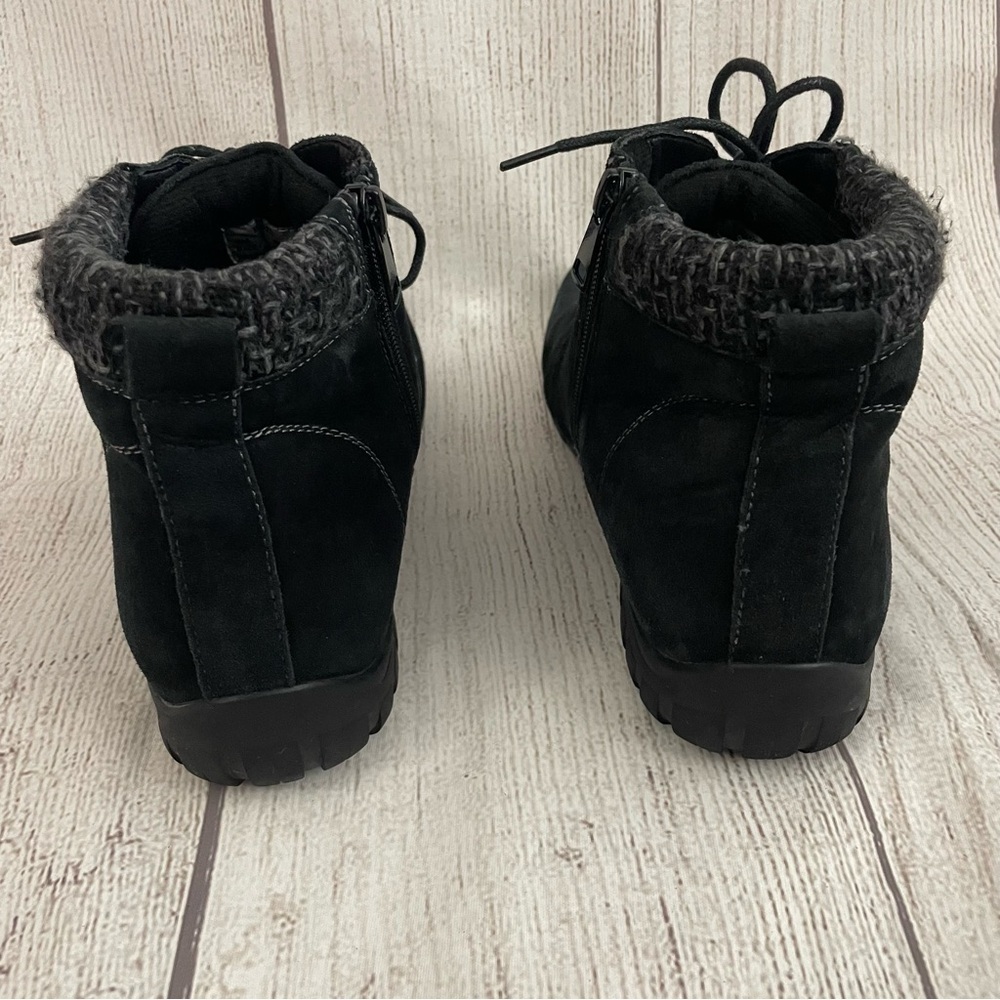 PROPET Women's Delaney Black Suede Ankle Boots Water Resistant In Box Size 10 - Picture 5 of 11